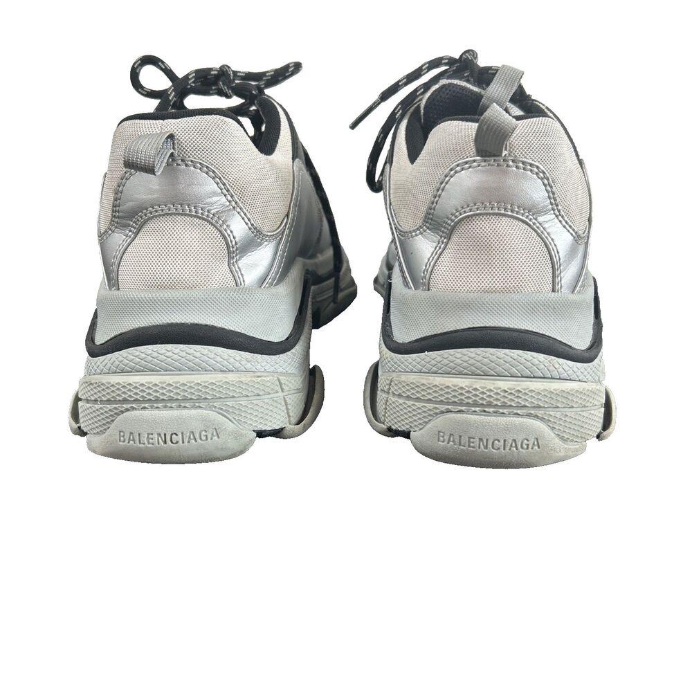 Balenciaga Men's Triple Track S Sneaker Size US 12/ EUR 45 Gray/Silver Retro - Picture 7 of 11